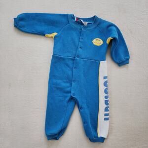 Vintage Football Blue Bodysuit 6-9 months